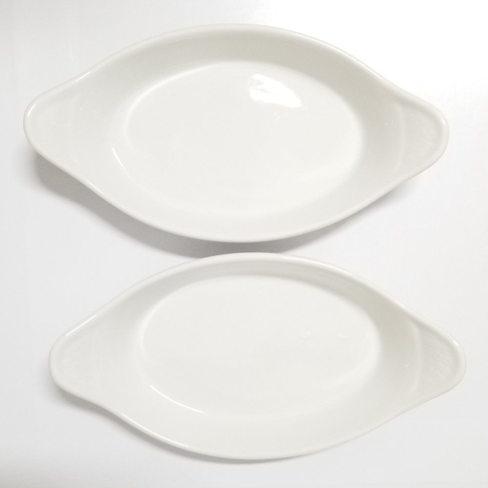 Royal Worcester Gourmet Oven China Oval Au Gratin Dishes Sz 8 Shape 42 - Picture 5 of 14